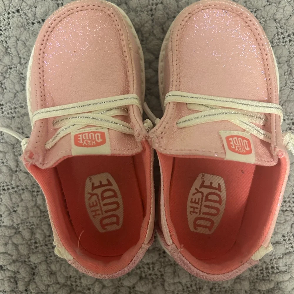 Hey Dude Toddler Glittery Pink